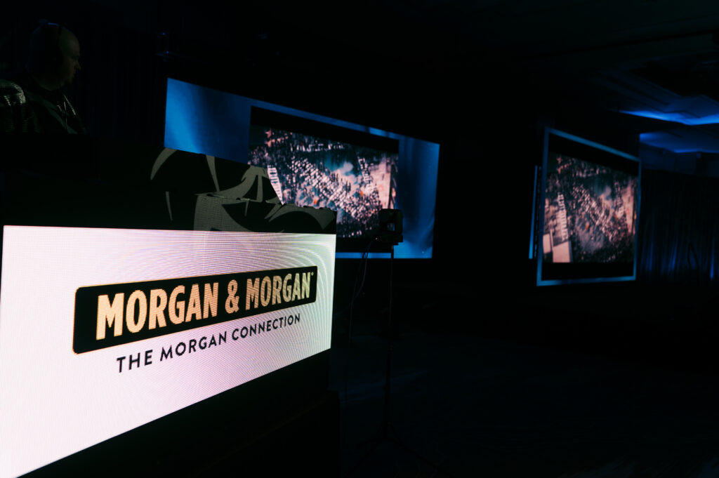 Morgan & Morgan sponsorship at the Personal Injury Mastermind Conference.
